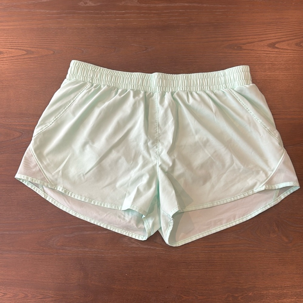 Women’s Mid Rise All In Motion Athletic Shorts - Mint Green